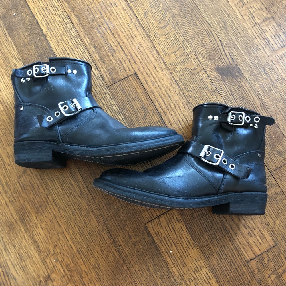 Golden Goose Biker S Moto Boots Sz 39 worn ONCE!